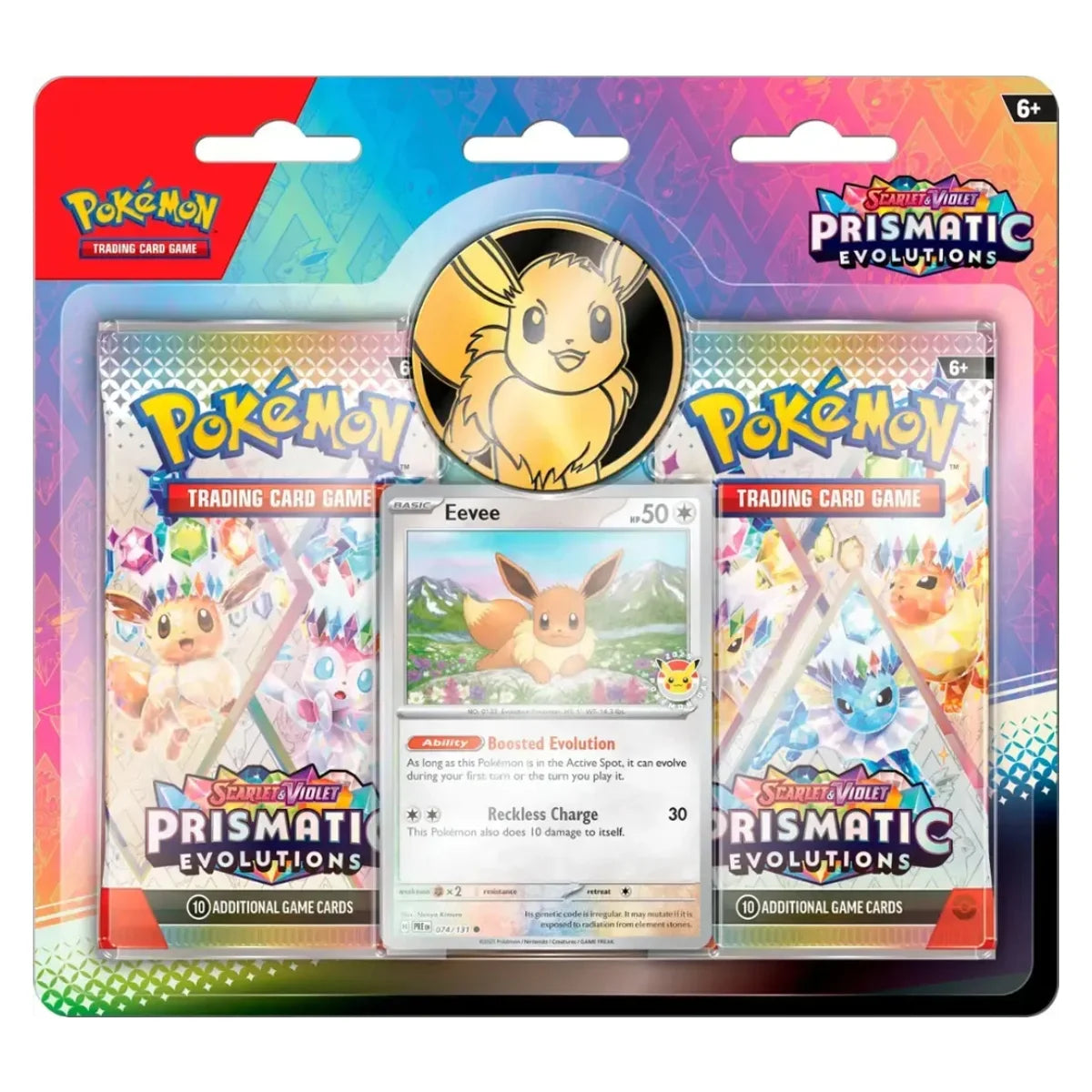 Pokemon Prismatic Evolution 2 Pack Blister