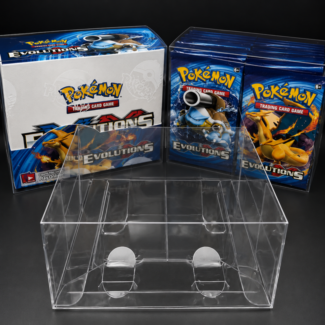 Clear PVC Booster Box Protector Display Case