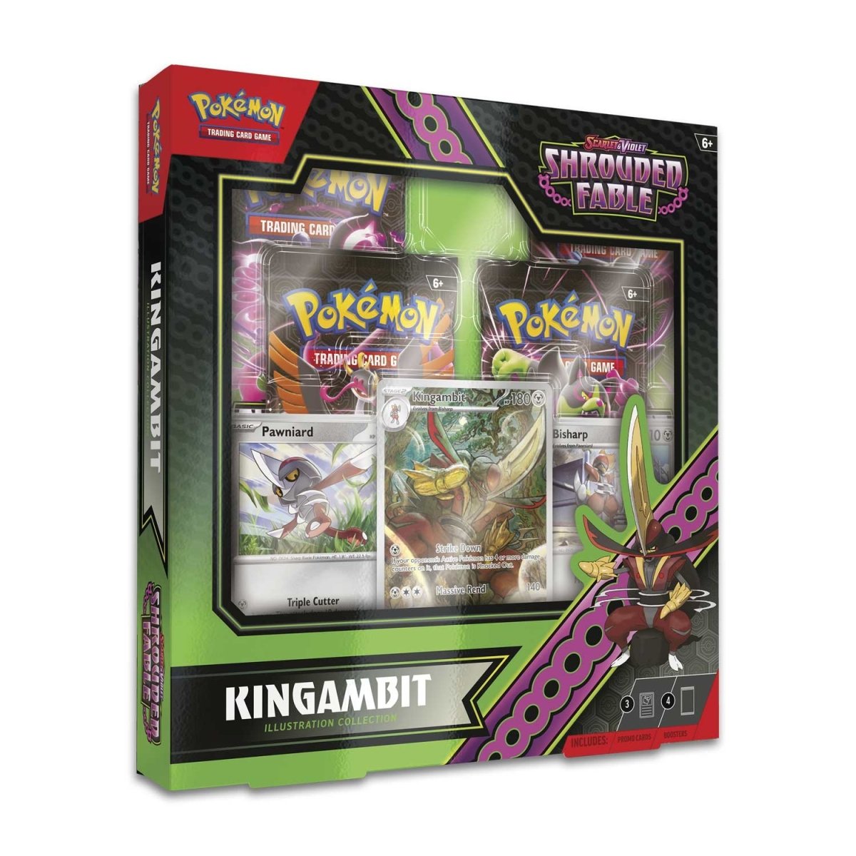 Pokemon Shrouded Fables Kingambit Special Illustration Collection