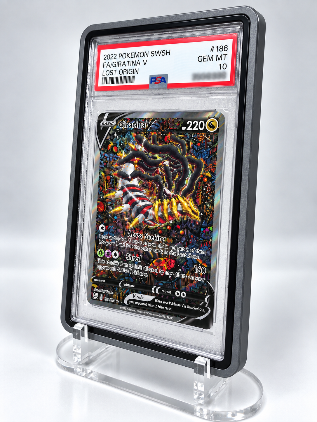 PSA Graded Card Slab Case Magnetic Aluminum Protector Holder – UV Protection Display Storage for Pokémon, Baseball, Football, Basketball, Sports & TCG Cards