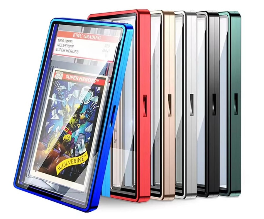 PSA Magnetic Aluminum Slab Cases in Assorted Colors for CollectibleTrading Cards