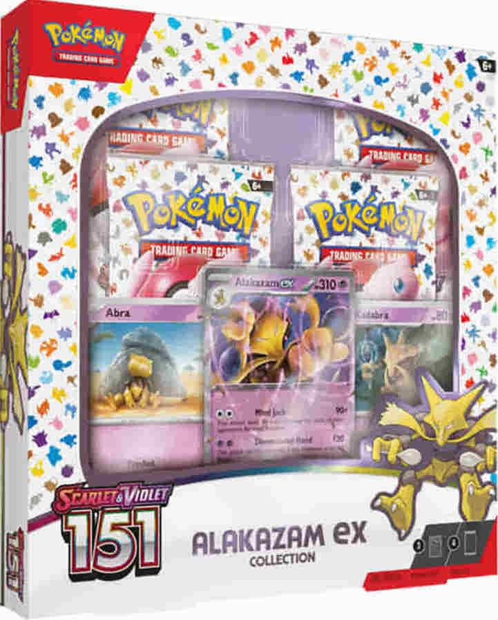 Pokemon 151 Alakazam ex Collection Box