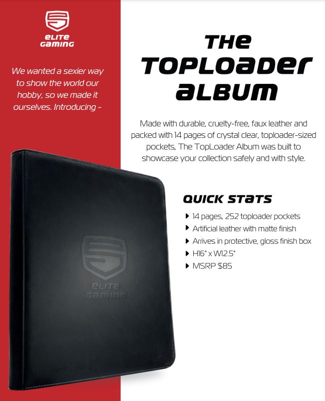 Premium Toploader Folder