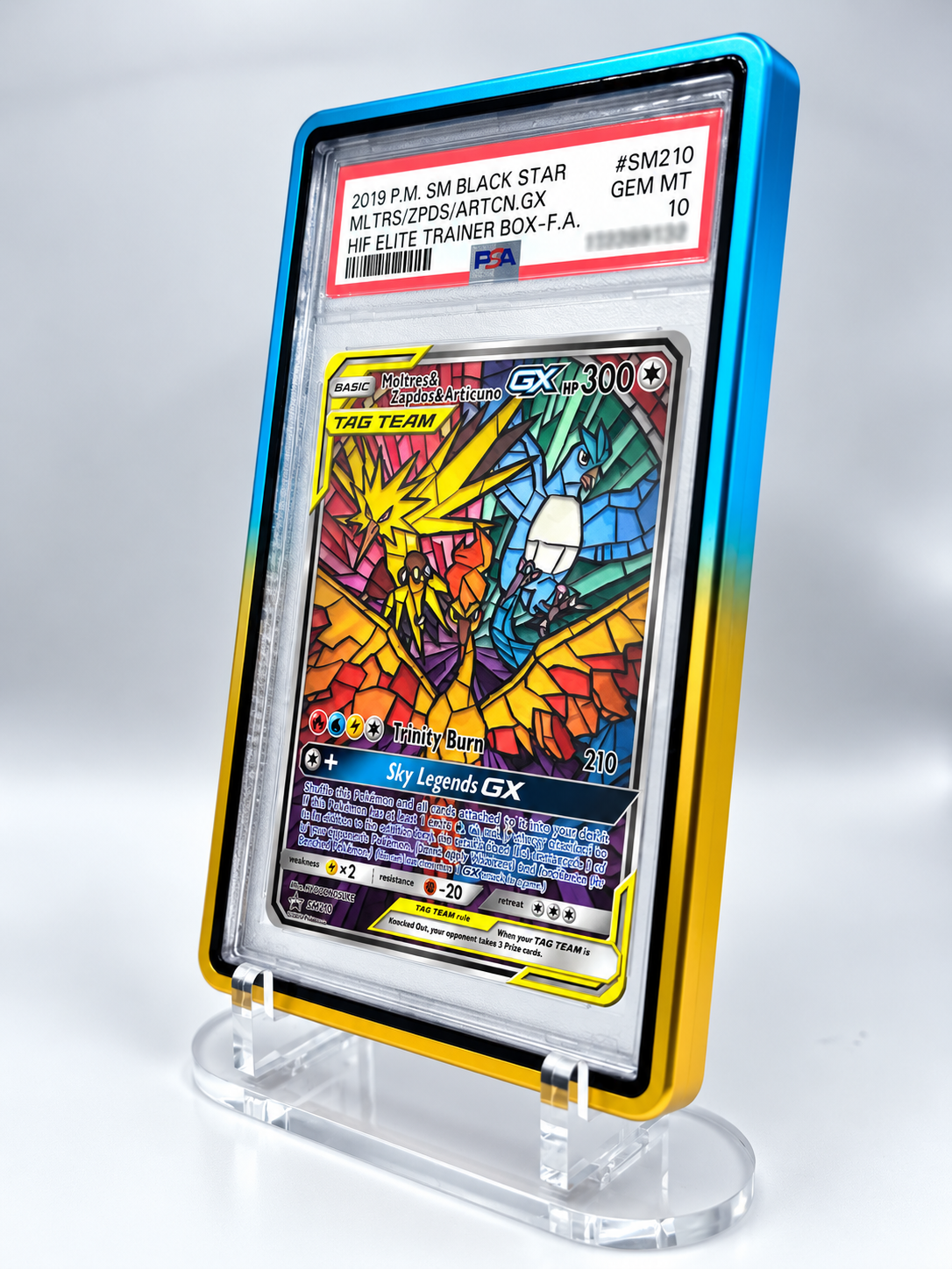 PSA Graded Card Slab Case Magnetic Aluminum Protector Holder – UV Protection Display Storage for Pokémon, Baseball, Football, Basketball, Sports & TCG Cards