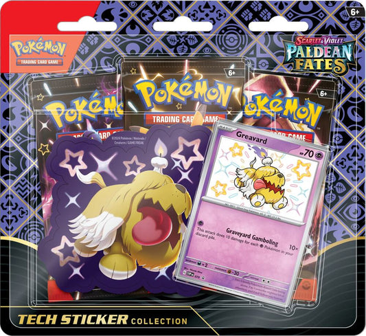 Pokemon Paldean Fates Tech Sticker Collection (Art Varies)
