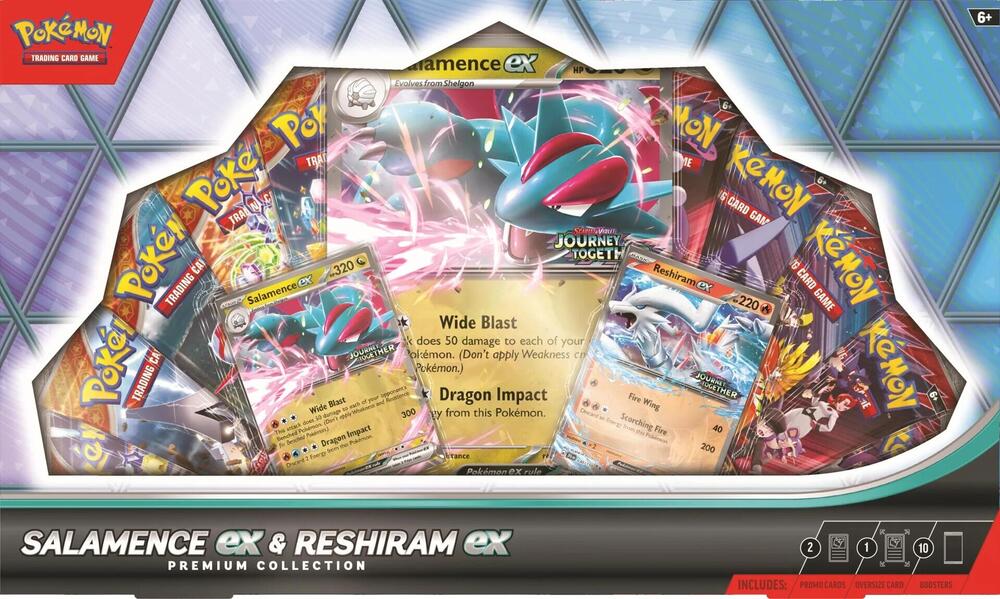 Pokemon Salamence & Reshiram ex Premium Collection