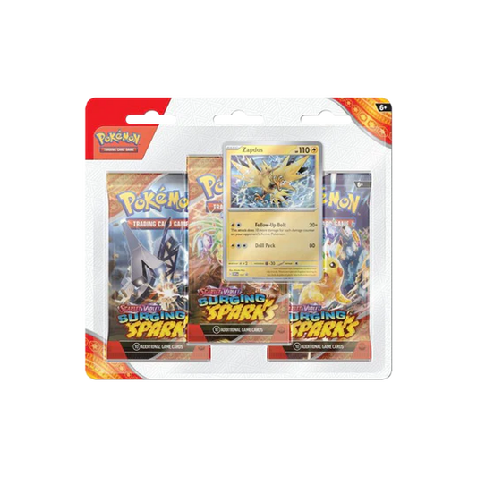 Pokemon Surging Sparks 3 Pack Blisters