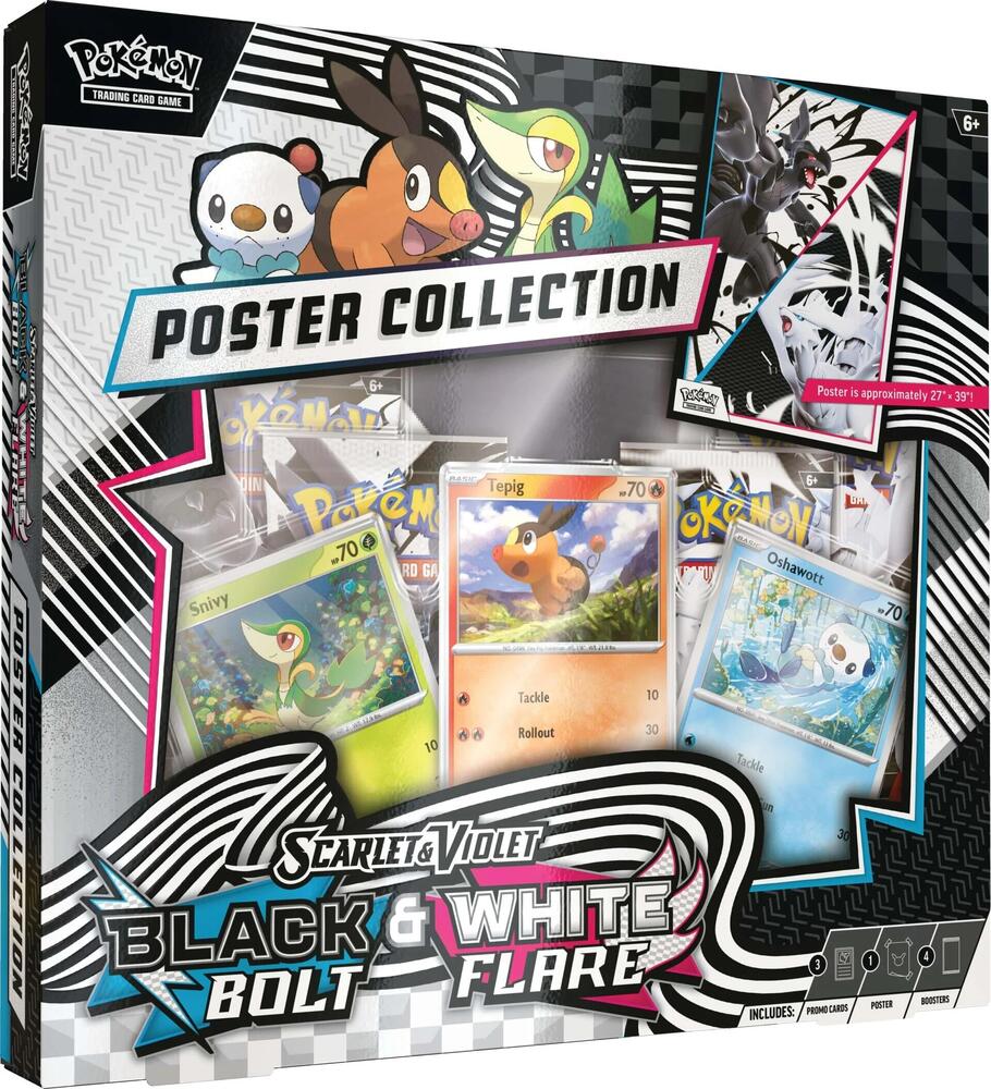 Pokemon Black Bolt & White Flare Poster Collection