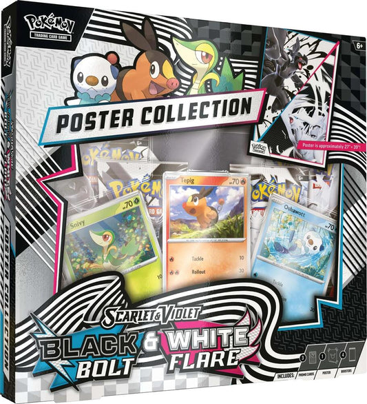 Pokemon Black Bolt & White Flare Poster Collection