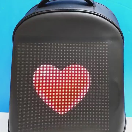 LED Backpack B308 Black - 09 LED Backpack Demo App Display