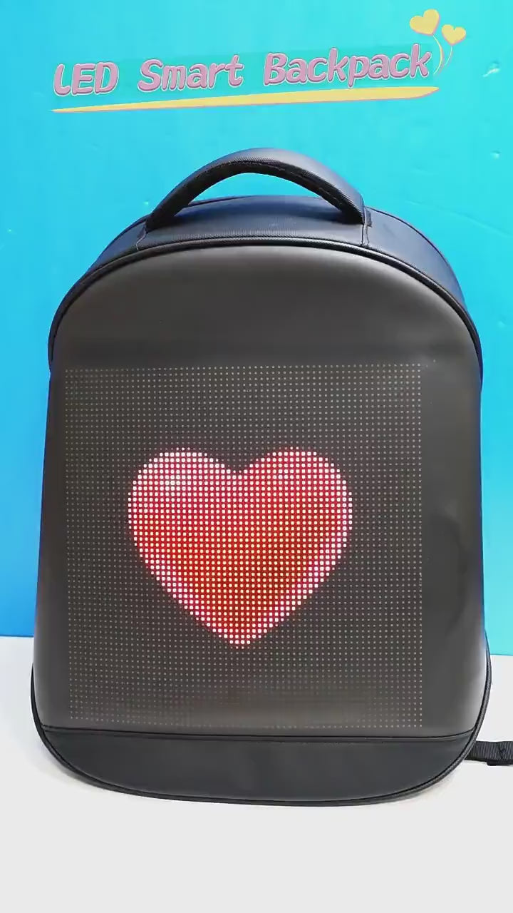 LED Backpack B308 Black - 09 LED Backpack Demo App Display